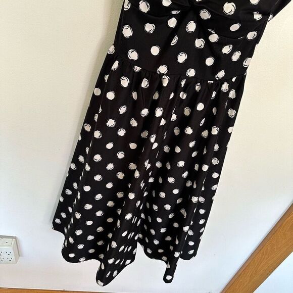 Stop Staring Women’s Jitterbug 1950s Retro Pinup Rockabilly Black and White Swin - Picture 7 of 9